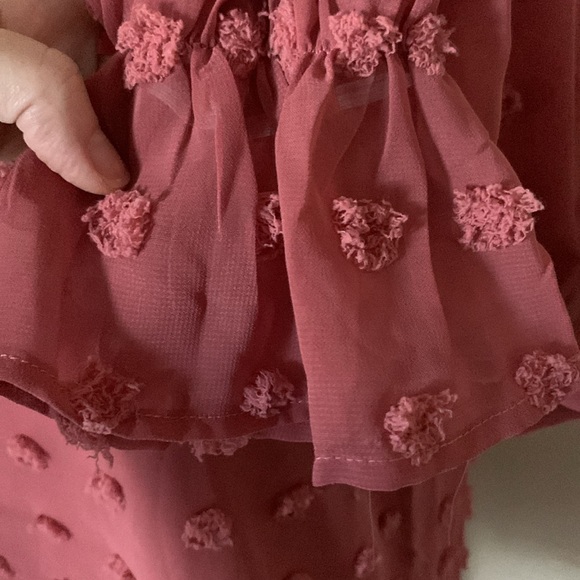 SHEIN Swiss dot blouse - Picture 5 of 6